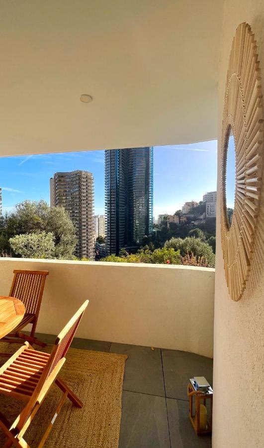 Luxueux Studio Neuf - Frontiere Monaco - Piscine - Parking Prive Eksteriør billede