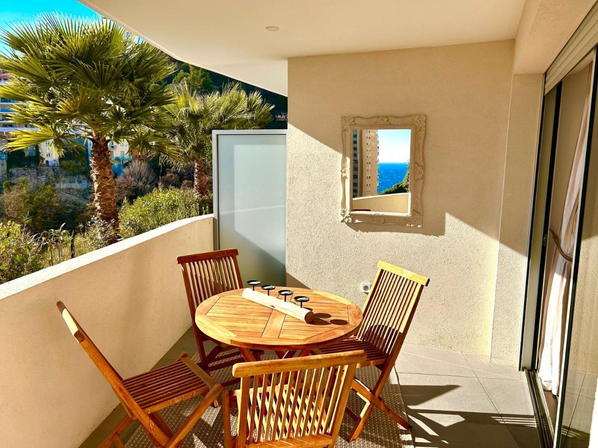 Luxueux Studio Neuf - Frontiere Monaco - Piscine - Parking Prive Eksteriør billede